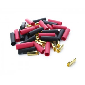 Common Sense RC Bullet Connectors - 3.5mm - 25-Pack - Female