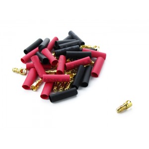 Common Sense RC Bullet Connectors - 3.5mm - 25-Pack - Male