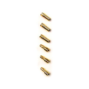 Common Sense RC Bullet Connectors - 3.5mm - (3) Male, (3) Female