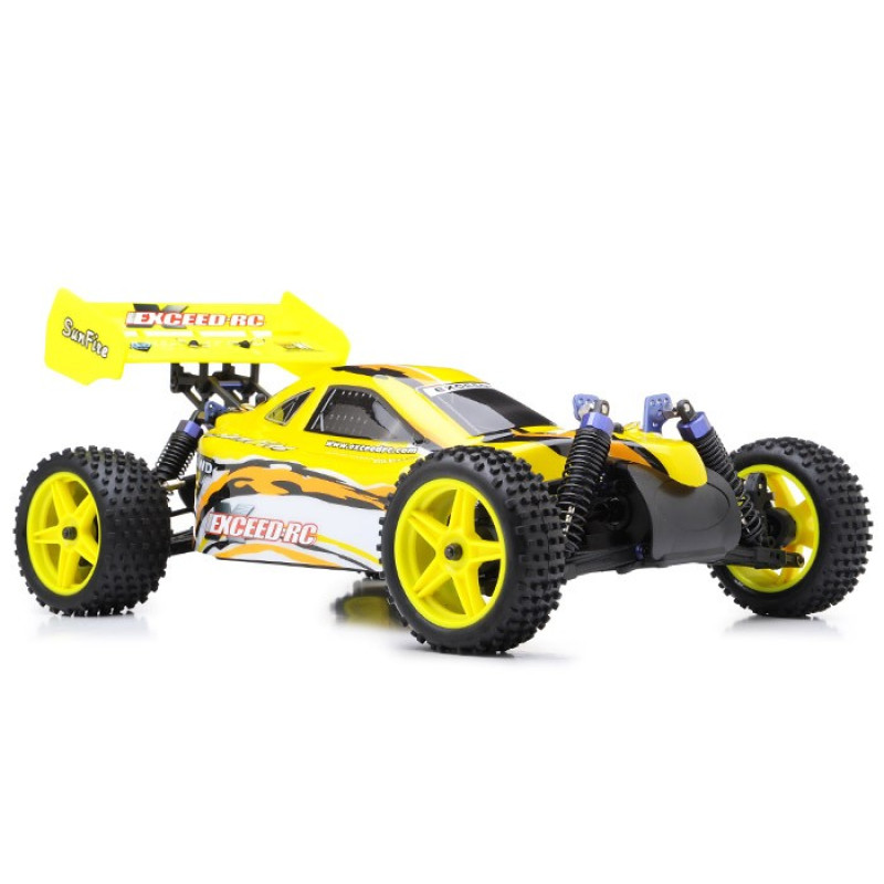 Exceed Off Road Buggy Radio Car 1/10 2.4Ghz Exceed RC Electric SunFire RTR Off Road Buggy (Baha Yellow) RC Remote Control