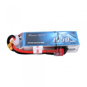 Gens Ace 1550mAh 11.1v 45C 3S1P Lipo Battery Pack with Deans Plug