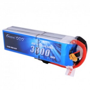 Gens ace 3800mAh 14.8V 45C 4S1P Lipo Battery Pack with Deans Plug