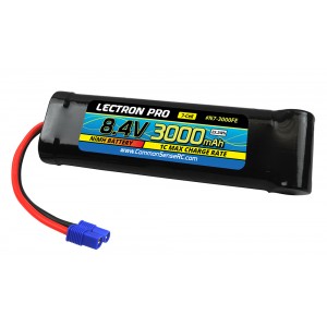 Lectron Pro NiMH 8.4V (7-cell) 3000mAh Flat Pack with EC3 Connector
