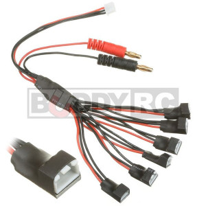 OMPHOBBY Parallel Charge Cable for Trex 150 OMP M1 Batteries with 2S XH Connector