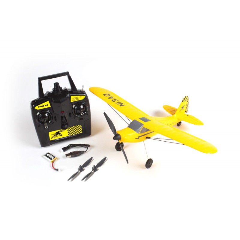 Rage R/C - Micro Sport Cub 400mm 3-Channel Airplane with PASS System - RTF
