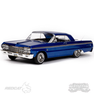 Redcat Racing SixtyFour 1964 Chevrolet Impala Hopping Lowrider Blue Kandy & Chrome Edition