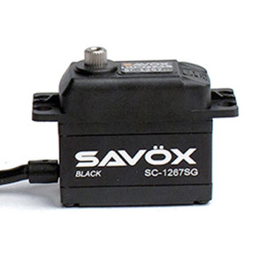 Savox Black Edition High Torque Digital Servo .09/277 @ 7.4v
